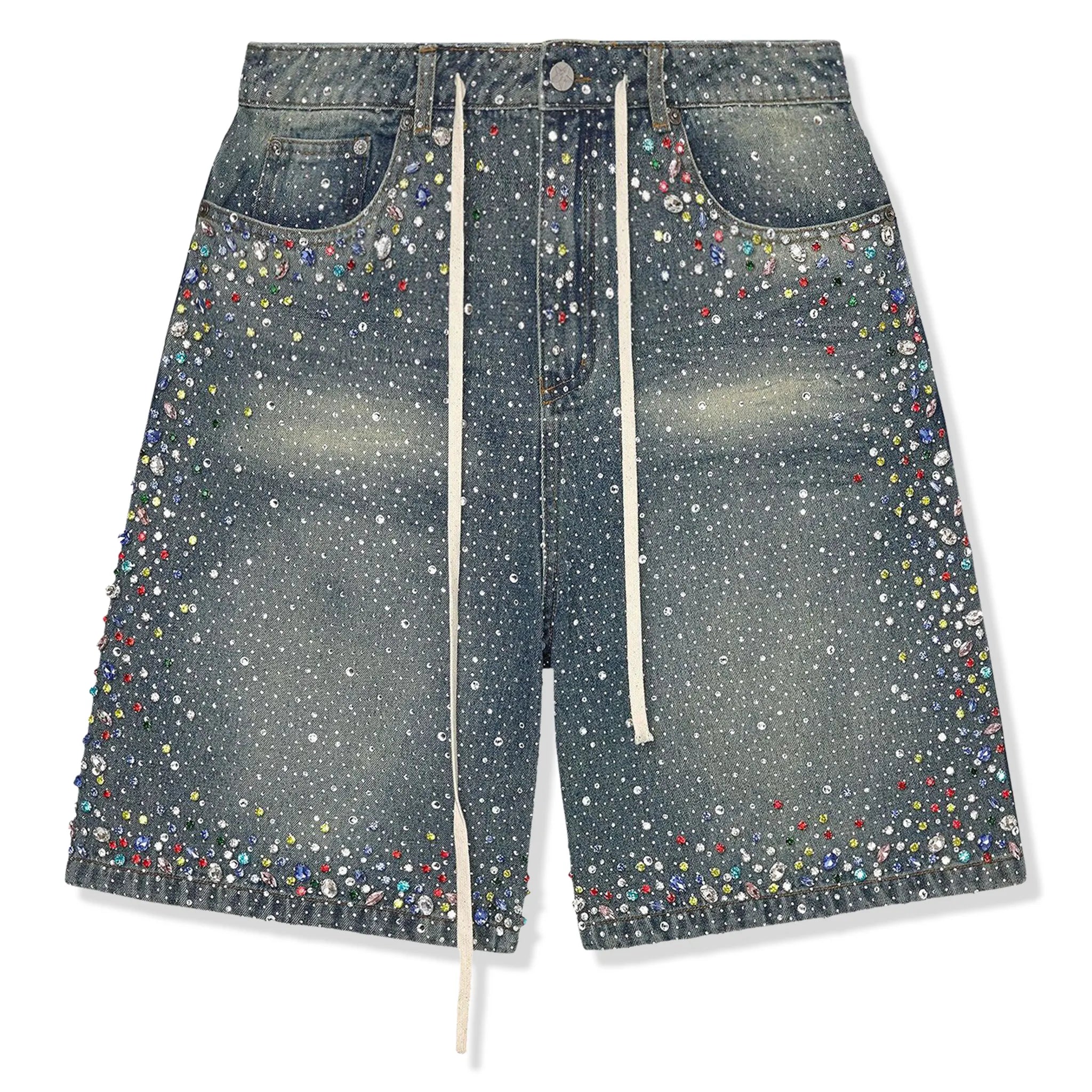 Front View of Vale Forever V2 Rainstorm Light Rinse Shorts 11451 1SS2605VFRVJL LIGH